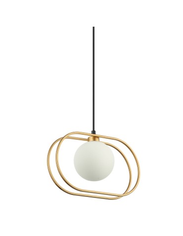ITALUX Grosetta Wisząca G9 1x25W Złoty/Czarny PND-53423-1-GD