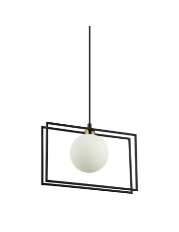 ITALUX Grosetta Wisząca G9 1x25W Czarny PND-53423-1-BK