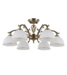 Lampy sufitowe retro - ITALUX Feneza Plafon E27 6x40W Brązowy PND-5122-6 - product 1