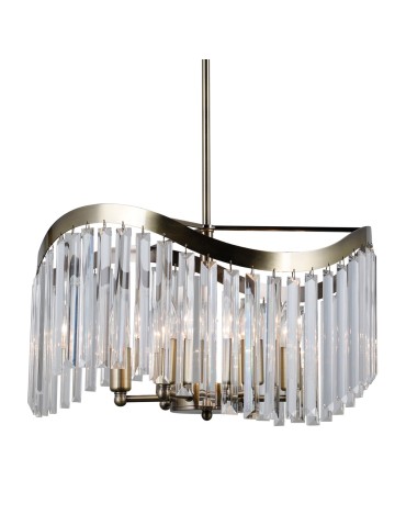 ITALUX Sabriga Wisząca E14 6x40W Brązowy PND-44544-6