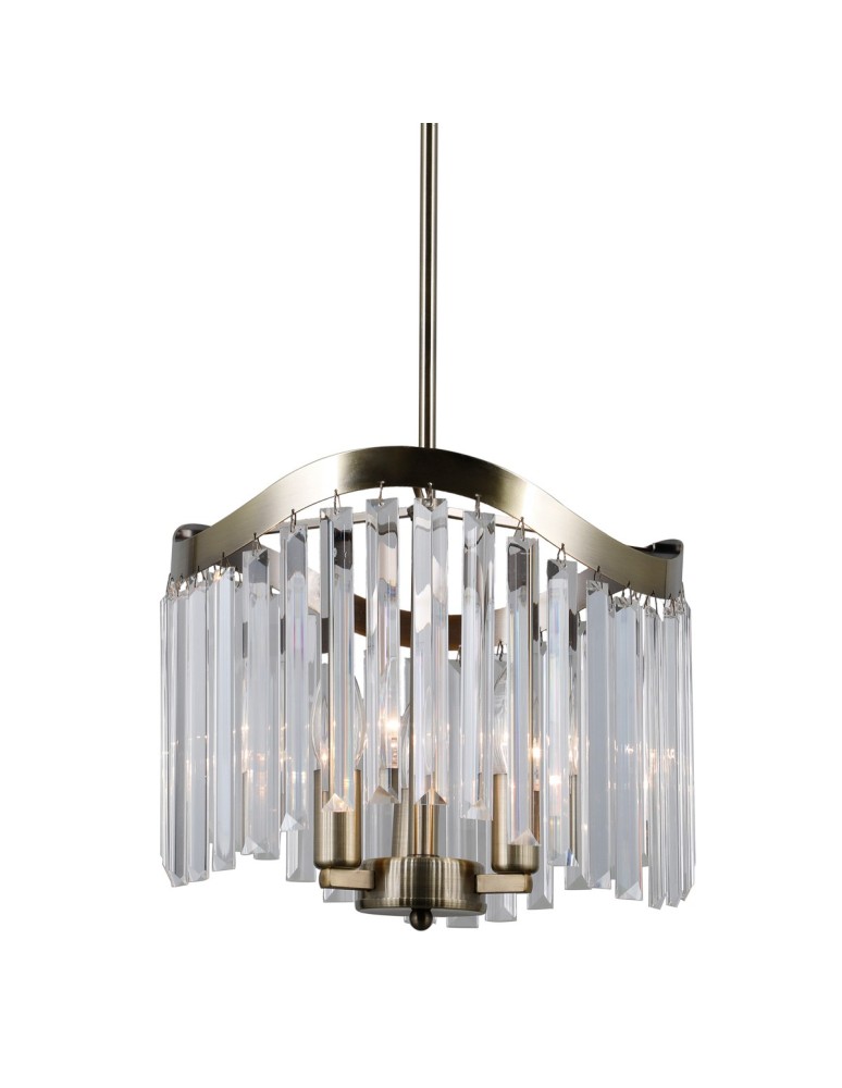 Żyrandole glamour - ITALUX Sabriga Wisząca E14 3x40W Brązowy PND-44544-3 - produkt kolory-swiatla.pl 1
