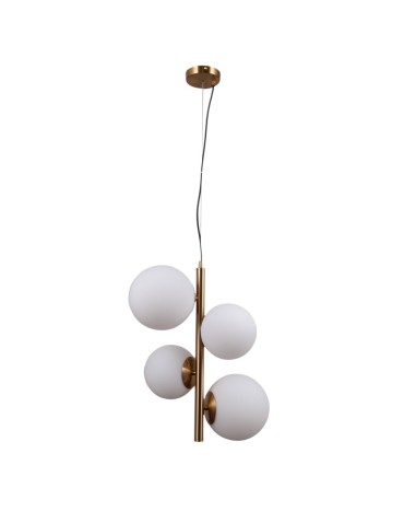 ITALUX Riga Wisząca E27+E14 2x5W Mosiądz PND-44213-4-HBR