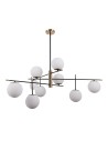 ITALUX Stelia Wisząca E14 9x5W Czarny/Brązowy PND-43660-9