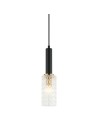 ITALUX Perola Wisząca E14 1x40W Czarny/Złoty PND-43363-1 BK+BR
