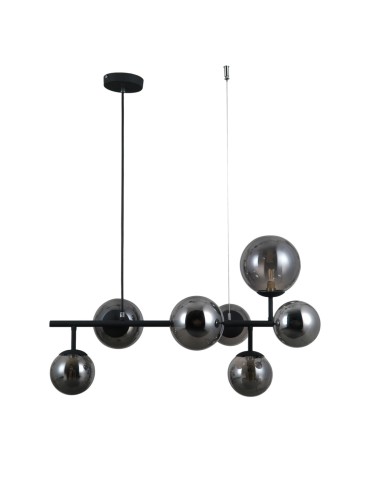 ITALUX Frontera Wisząca G9 7x5W Czarny PND-40423-7