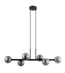 Lampy wiszące - ITALUX Olbia Wisząca G9 6x25W Czarny PND-38679-6-BK+SG - product 1