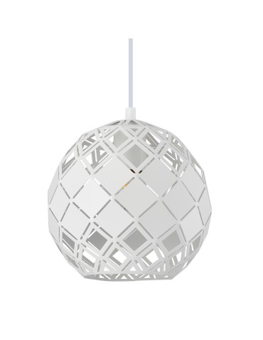 ITALUX Paulela Wisząca E27 1x40W Biały PND-34221-1S-WH