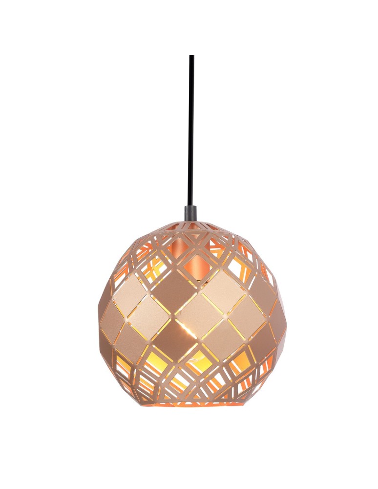 Lampy wiszące - ITALUX Paulela Wisząca E27 1x40W Złoty PND-34221-1S-GD - produkt kolory-swiatla.pl 1