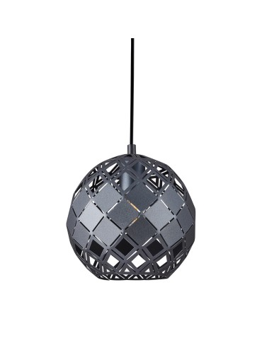 ITALUX Paulela Wisząca E27 1x40W Czarny PND-34221-1S-BK