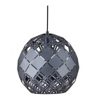 Lampy wiszące - ITALUX Paulela Wisząca E27 1x40W Czarny PND-34221-1L-BK - product 1