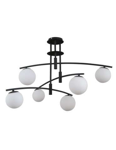 ITALUX Senai Wisząca G9 6x5W Czarny PND-31322-6A-SB