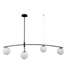 Lampy wiszące - ITALUX Senai Wisząca G9 4x5W Czarny PND-31322-4A-SB - product 1