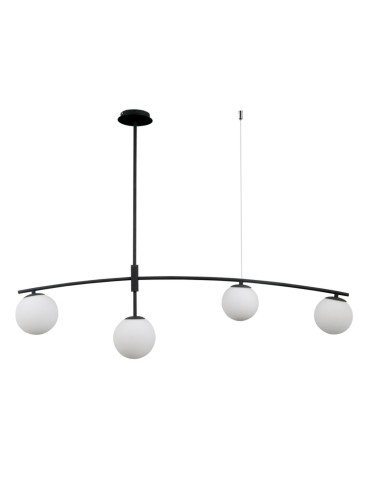 ITALUX Senai Wisząca G9 4x5W Czarny PND-31322-4A-SB