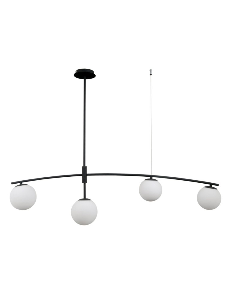 Lampy wiszące - ITALUX Senai Wisząca G9 4x5W Czarny PND-31322-4A-SB - produkt kolory-swiatla.pl 1