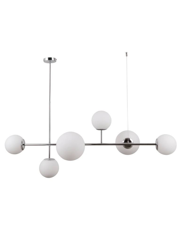 Lampy wiszące - ITALUX Vailante Wisząca E27+E14 6x5W Chrom PND-31221-6B-CH - produkt kolory-swiatla.pl 1