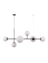 ITALUX Vailante Wisząca E27+E14 6x5W Czarny PND-31221-6A-SBL