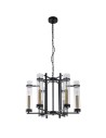 ITALUX Aspen Wisząca E14 6x40W Czarny PND-31186-6A-BL