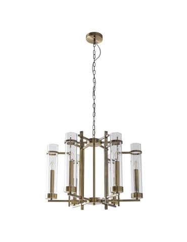ITALUX Aspen Wisząca E14 6x40W Brązowy PND-31186-6A-ABR
