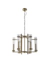 ITALUX Aspen Wisząca E14 6x40W Brązowy PND-31186-6A-ABR