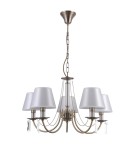 Żyrandole nowoczesne - ITALUX Solana Wisząca E14 5x40W Brązowy PND-28366-5 - product 1