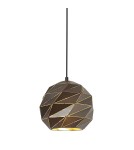 Lampy wiszące - ITALUX Palermo Wisząca E27 1x40W Antracytowy PND-2424-1S-GR+GD - product 1