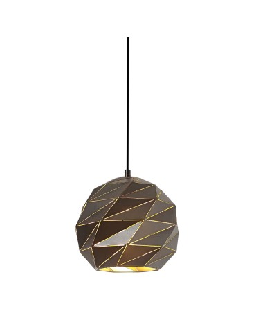 ITALUX Palermo Wisząca E27 1x40W Antracytowy PND-2424-1S-GR+GD