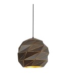 Lampy wiszące - ITALUX Palermo Wisząca E27 1x40W Antracytowy PND-2424-1L-GR+GD - product 1