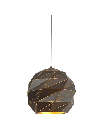 ITALUX Palermo Wisząca E27 1x40W Antracytowy PND-2424-1L-GR+GD