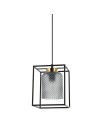 ITALUX Sinella Wisząca E27 1x40W Czarny PND-23231-1-BK+SG