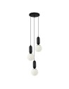 ITALUX Aldeva Wisząca E27 3x40W Czarny PND-02340-3S-BK