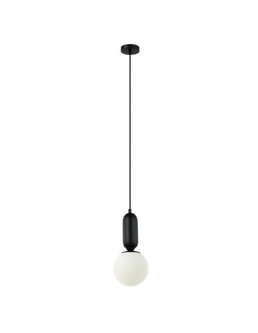 ITALUX Aldeva Wisząca E27 1x40W Czarny PND-02340-1S-BK