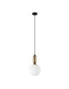 ITALUX Aldeva Wisząca E27 1x40W Brązowy PND-02340-1M-BRO