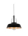 ITALUX Paloma Wisząca E27 1x60W Czarny MDM-3619/1M BK+GD