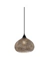 ITALUX Lorean Wisząca E27 1x60W Chrom/Czarny MDM-3330/1 BK+SL