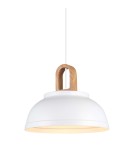 Lampy wiszące - ITALUX Danito Wisząca E27 1x40W Biały MDM3153/1M W - produkt 1