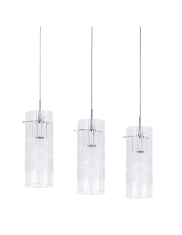 ITALUX Max Wisząca E27 3x60W Chrom MDM1957-3
