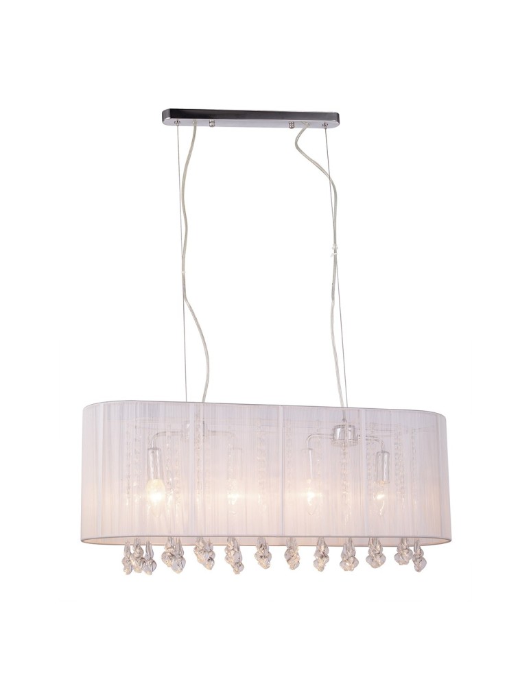 Lampy wiszące - ITALUX Isla Wisząca E14 4x40W Biały MDM1870-4 WH - produkt kolory-swiatla.pl 1
