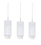 Lampy wiszące - ITALUX Lana WH Wisząca E14 3x40W Biały MDM1787/3 W - produkt 1
