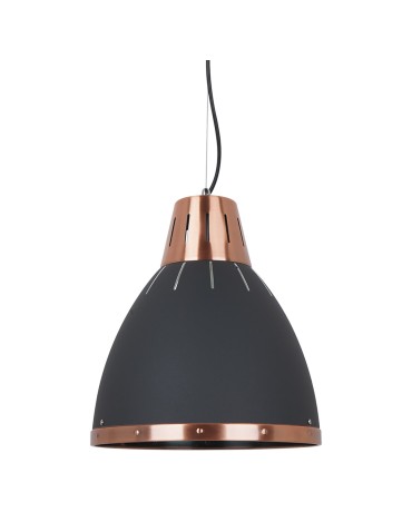 ITALUX Merton Wisząca E27 1x60W Grafitowy/Czerwony MD-HN8209 BK+RC