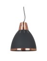 ITALUX Merton Wisząca E27 1x60W Grafitowy/Czerwony MD-HN8209 BK+RC