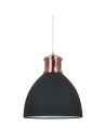 ITALUX Lola Wisząca E27 1x60W Grafitowy/Czerwony MD-HN8100-BK+RC