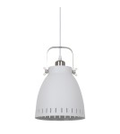 Lampy wiszące - ITALUX Franklin Wisząca E27 1x60W Biały/Nikiel MD-HN8026M-WH+S.NICK - product 1