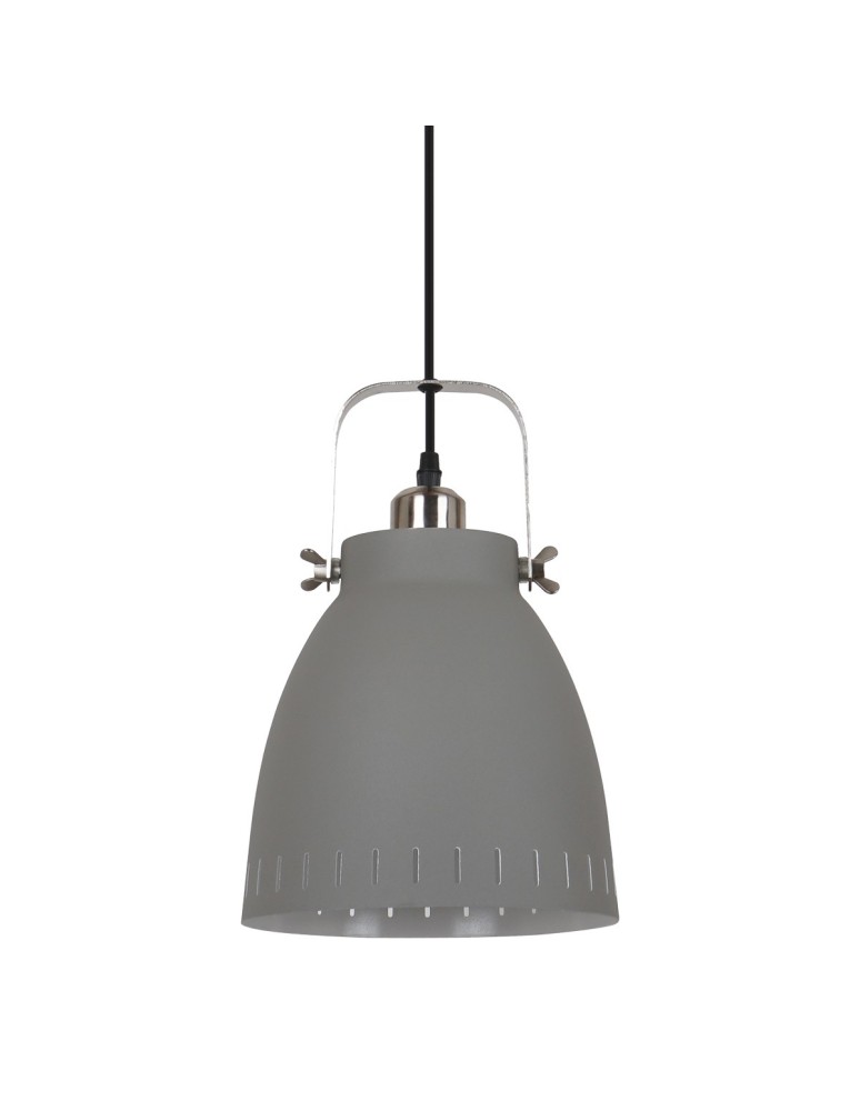 Lampy wiszące - ITALUX Franklin Wisząca E27 1x60W Szary MD-HN8026M-GR+S.NICK - produkt kolory-swiatla.pl 1