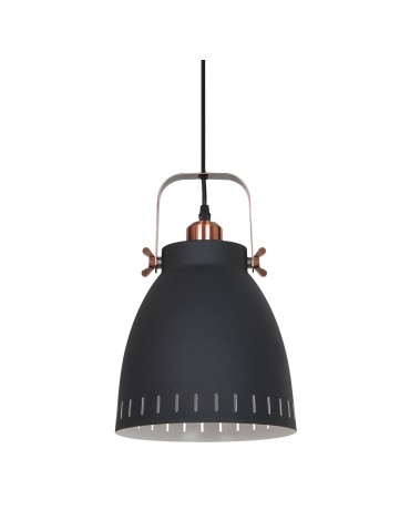 ITALUX Franklin Wisząca E27 1x60W Grafitowy/Czerwony MD-HN8026M-B+RC