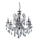 Żyrandole świecznikowe - ITALUX Barocco Black Żyrandol E14 6x40W Czarny MD72709-6B - product 1