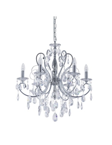 ITALUX Barocco Chrome Żyrandol E14 6x40W Chrom MD72709-6A