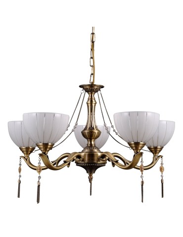 ITALUX Baxio Żyrandol E27 5x60W Złoty MD38445-5