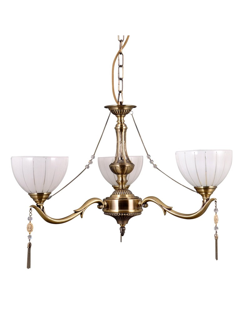 Żyrandole retro - ITALUX Baxio Żyrandol E27 3x60W Złoty MD38445-3 - produkt kolory-swiatla.pl 1