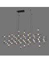 ITALUX Provenza Wisząca LED zintegrowany 132W 3000K Czarny/Złoty MD18001067-55A BG