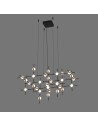 ITALUX Provenza Wisząca LED zintegrowany 72W 3000K 4800lm Czarny/Złoty MD18001067-30A BG
